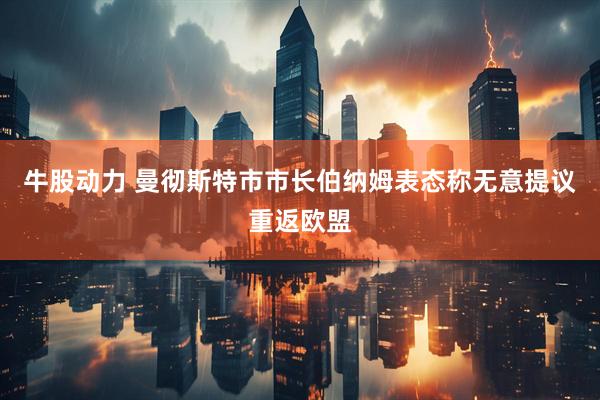 牛股动力 曼彻斯特市市长伯纳姆表态称无意提议重返欧盟