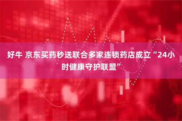 好牛 京东买药秒送联合多家连锁药店成立“24小时健康守护联盟”